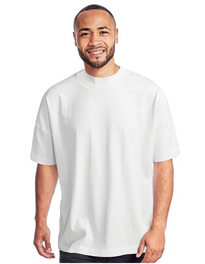 Unisex Oversized/nadměrné Heavy T tričko (Barva Black, Velikost XS)