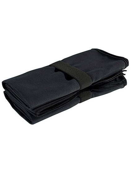 Rychloschnoucí fitness ručník z mikrovlákna (Barva Black, Velikost 90 x 40 cm)