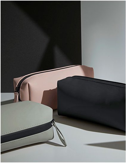 Matné PU pouzdro na příslušenství (Barva Černá, Velikost 21 x 8 x 6 cm)