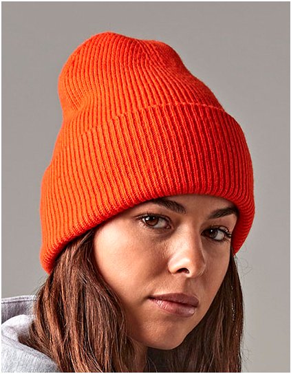 Klasická konstruovaná čepice s hlubokou manžetou (Barva Modrá, Velikost One Size)