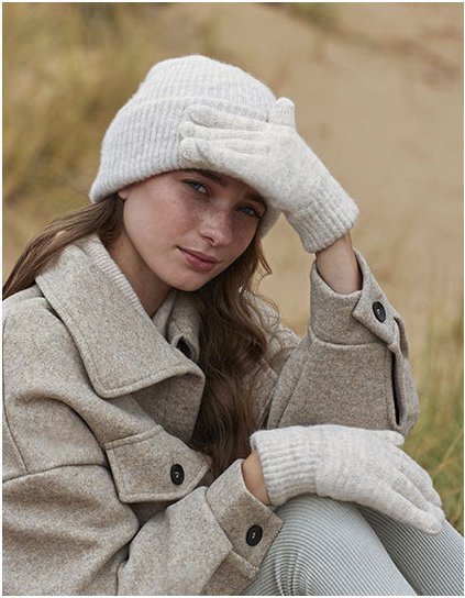 Pohodlné rukavice s žebrovanou manžetou  G_CB387