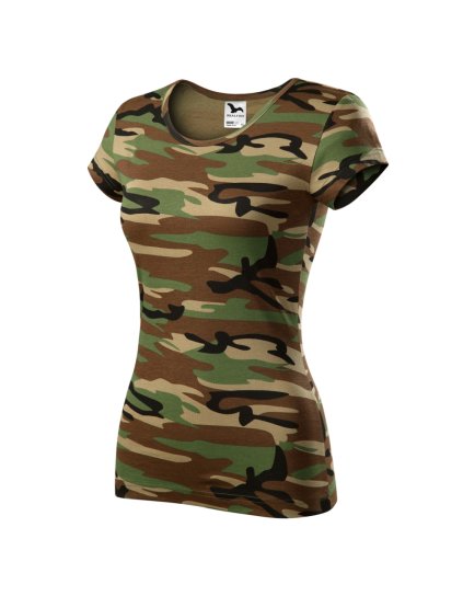 Camo Pure C22 Tričko dámské (Barva camouflage gray, Velikost XS)