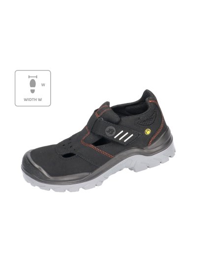 Act 151 W B09 Sandále unisex (Barva černá, Velikost 39)