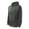 Trendy Zipper 410 Mikina pánská (Barva bílá, Velikost S)