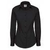 Poplin Shirt Black Tie Long Sleeve / Women  G_BCSWP23