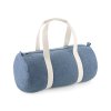Denim Barrel Bag (Barva Denim Blue, Velikost 50 x 20 x 25 cm)