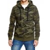 Full Zip Camo Hooded Fleece Jacket  G_BU8615
