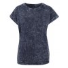 Ladies` Acid Washed Extended Shoulder Tee  G_BY053
