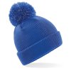 Junior Reflexní Bobble Beanie (Barva Bright Red, Velikost One Size)