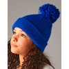 Junior Reflexní Bobble Beanie (Barva Bright Red, Velikost One Size)