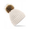 Fur Pop Pom Chunky Beanie  G_CB412