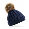 Infant Fur Pop Pom Chunky Beanie  G_CB412a