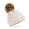 Infant Fur Pop Pom Chunky Beanie  G_CB412a