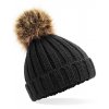 Infant Fur Pop Pom Chunky Beanie  G_CB412a