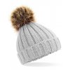 Infant Fur Pop Pom Chunky Beanie  G_CB412a