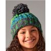 Junior vývrtka Pom Pom Beanie (Barva Electric Grey, Velikost One Size)