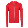 Unisex Zip-Up Poly-Cotton Fleece Hoodie  G_CV3739