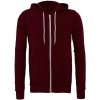 Unisex Zip-Up Poly-Cotton Fleece Hoodie  G_CV3739