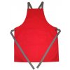 Apron with Grey Ties Crossover  G_DL130