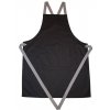 Apron with Grey Ties Crossover  G_DL130