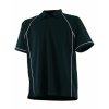 Pánské Piped Performance Polo (Barva Black, Velikost S)
