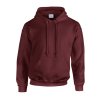 Mikina pro dospělé s kapucí Heavy Blend™ (Barva Antique Cherry Red (Heather), Velikost S)