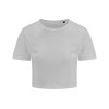 Dámská Tri-Blend Cropped T (Barva Heather Black, Velikost XS)