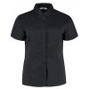 Women`s Tailored Fit Bar Shirt Mandarin Collar Short Sleeve  G_K736