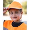 Dětská basic  Hi-Vis čepice Montpelier (Barva Signal Orange, Velikost One Size)