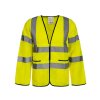 Hi-Vis lehká bezpečnostní bunda Andorra (Barva Signal Orange, Velikost S)