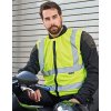 Hi-Vis motorkářská bezpečnostní vesta a Schleiz (Barva Signal Yellow, Velikost L)