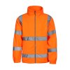 Hi-Vis bezpečnostní fleecová bunda Bergen (Barva Signal Orange, Velikost S)