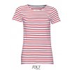 Women`s Round Neck Striped T-Shirt Miles  G_L01399