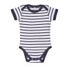 Dětské pruhované body Miles (Barva White, Velikost 3-6 months)