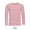 Men`s Long Sleeve Striped T-Shirt Marine  G_L01402