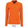 Women`s Long-Sleeve Piqué Polo Shirt Perfect  G_L02083