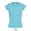 Ladies` V-Neck-T-Shirt Moon  G_L156