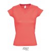 Ladies` V-Neck-T-Shirt Moon  G_L156