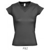 Ladies` V-Neck-T-Shirt Moon  G_L156