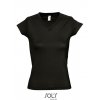 Ladies` V-Neck-T-Shirt Moon  G_L156