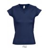 Ladies` V-Neck-T-Shirt Moon  G_L156