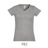 Ladies` V-Neck-T-Shirt Moon  G_L156