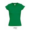 Ladies` V-Neck-T-Shirt Moon  G_L156