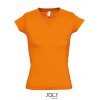 Ladies` V-Neck-T-Shirt Moon  G_L156