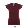 Ladies` V-Neck-T-Shirt Moon  G_L156