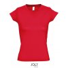 Ladies` V-Neck-T-Shirt Moon  G_L156