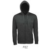 Pánská bunda na zip s kapucí Seven (Barva Black, Velikost S)