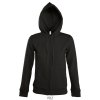 Dámská bunda na zip s kapucí Seven (Barva Black, Velikost S)