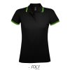 Dámská polokošile Pasadena (Barva Black, Velikost S)