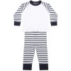 Pruhované pyžamo (Barva Navy Stripe, Velikost 0/6 months)